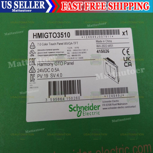 Schneider Hmigto3510 Touch Screen Hmi Display