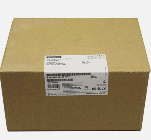 Siemens 6gk5208-0ba00-2aa3 Manage Switch Module - Reliable Networking