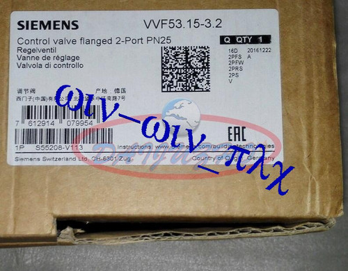 1PC Siemens Vvf53.15-3.2 Control Valve - New Condition