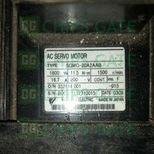 1PCS Yaskawa Sgmg-20a2aab Servo Motor - Used, Tested Condition