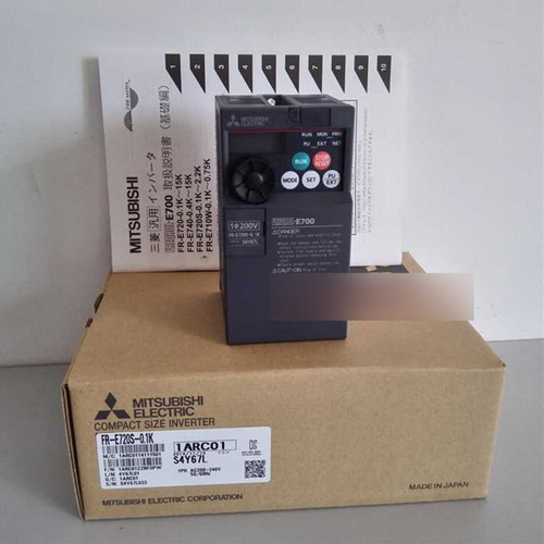 NEW Mitsubishi Fr-e720s-0.1k Inverter - Variable Frequency Drive
