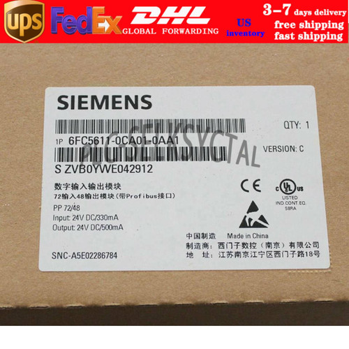 New Siemens 6fc5611-0ca01-0aa1 Sinumerik I/o Module