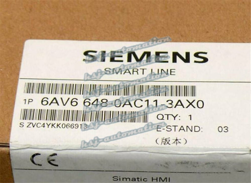 Siemens 6av6648-0ac11-3ax0 Hmi Touch Panel Display