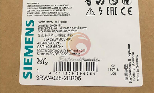 1PC Siemens 3rw4028-2bb05 Softstarter