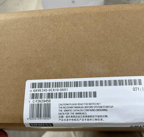 Siemens 6av6545-0ca10-0ax1 Touch Screen Display