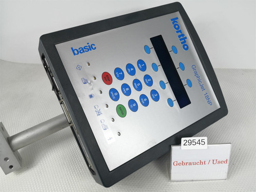 Basic Kortho Graphicjet 18np 814249 Control Panel