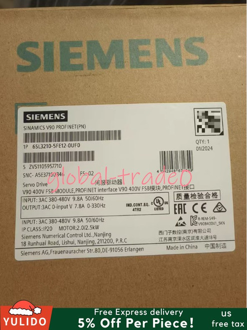 6sl3210-5fe12-0uf0 Servo Drive