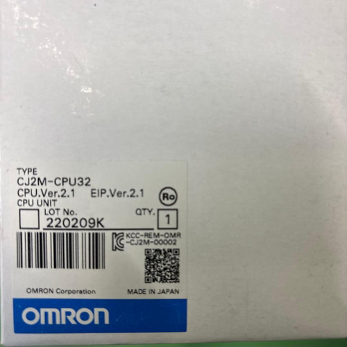 Omron Cj2m-cpu32 Programmable Controller - Used