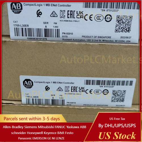 1769-l30er Compactlogix 1mb Ethernet Controller - New Condition