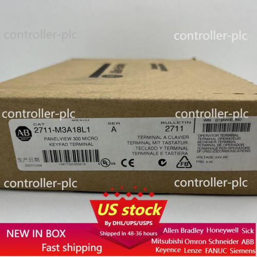 NEW Ab 2711-m3a18l1 Panelview 300 Rs-232 24v Dc Display