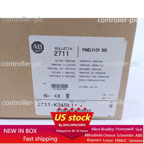 New Allen-bradley 2711-k3a5l1 Panelview 300 Hmi Keypad Terminal