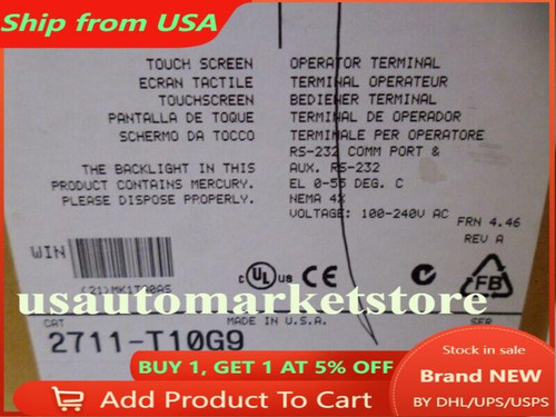 New Allen-bradley 2711-t10g9 Hmi Display Terminal