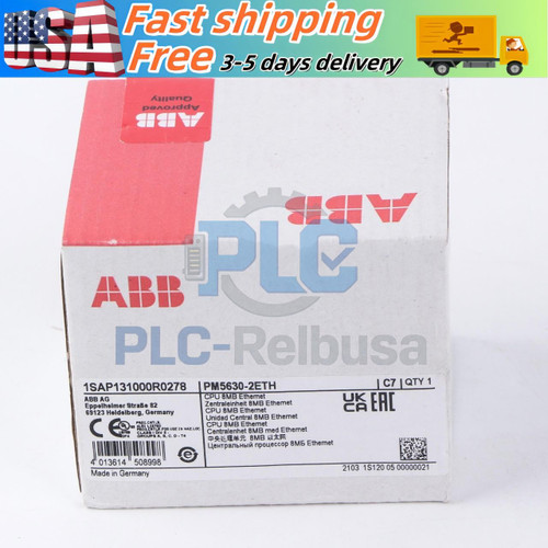 Abb Pm5630-2eth Plc Module - Advanced Control System