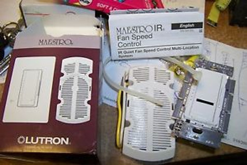 New Lutron Mir-Fq4Fm-Wh  White Maestro Ir 120 Volt 4 Ampere Single Pole Switch