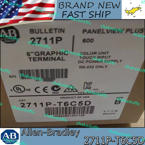 Ab 2711p-t6c5d Panelview Plus 600 Hmi Display