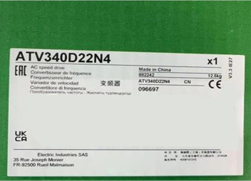 1pcs Schneider Atv340d22n4 Frequency Converter for Motor Control