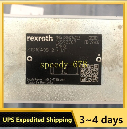 R901274762 Z1s10a05-2-41/f Valve - Industrial Control Component