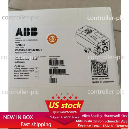 1PC Abb V18345-1020421001 Valve Positioner - New