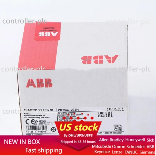 Abb Pm5630-2eth Plc Module - New Industrial Equipment