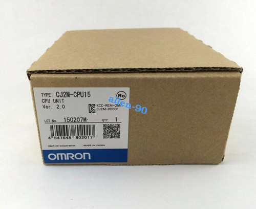 Omron Cj2m-cpu15 Cpu Unit - New