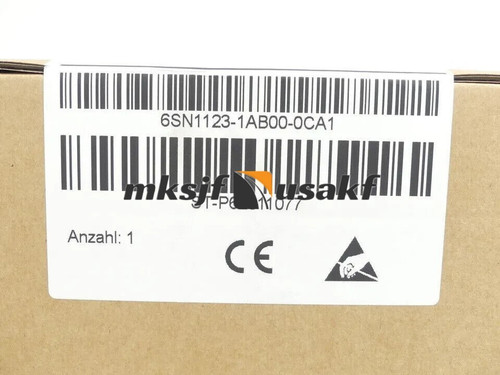 Siemens Simodrive Power Module 6sn1123-1ab00-0ca1