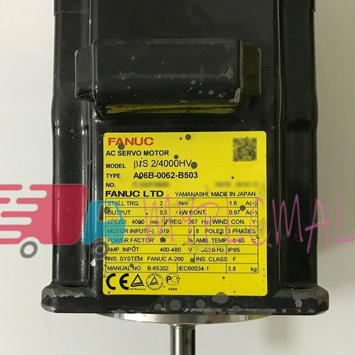 Fanuc A06b-0062-b503 Servo Motor (used)