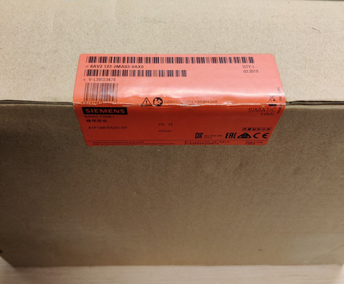 Siemens Simatic Hmi Ktp1200 Basic Panel Dp 6av2123-2ma03-0ax0