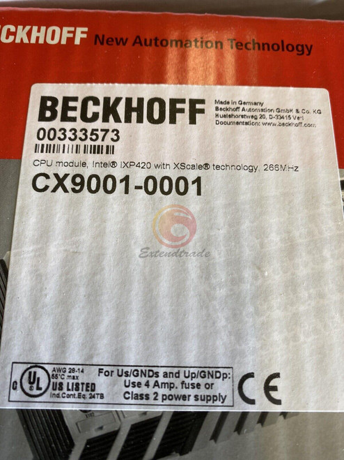 ONE Beckhoff Cx9001-0001 Cpu Module for Industrial Control Systems