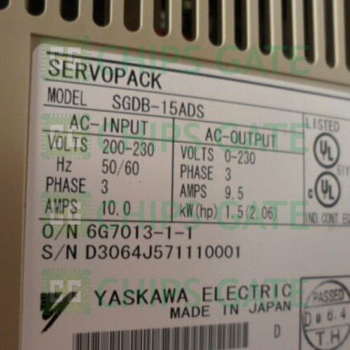 1PCS Yaskawa Sgdb-15ads Servo Drive for Precision Control