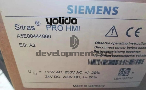 1PC Siemens A5e00444860 Touch Screen Hmi Display