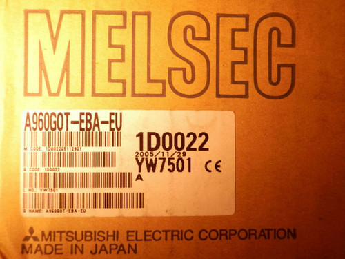 Mitsubishi Electric A960got-eba-eu Operator Terminal Touchscreen