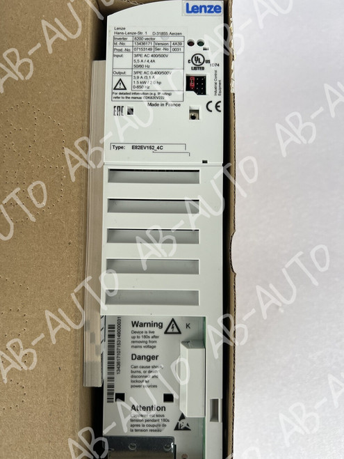 Lenze E82ev152_4c Inverter for Industrial Applications