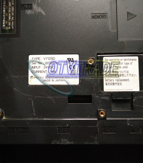 Used Fuji V712sd Touch Screen Hmi Graphic Panel