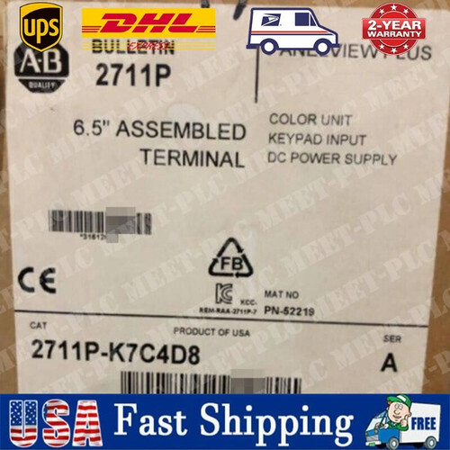 NEW Allen-bradley 2711p-k7c4d8 Panelview Plus 7 Touchscreen Display