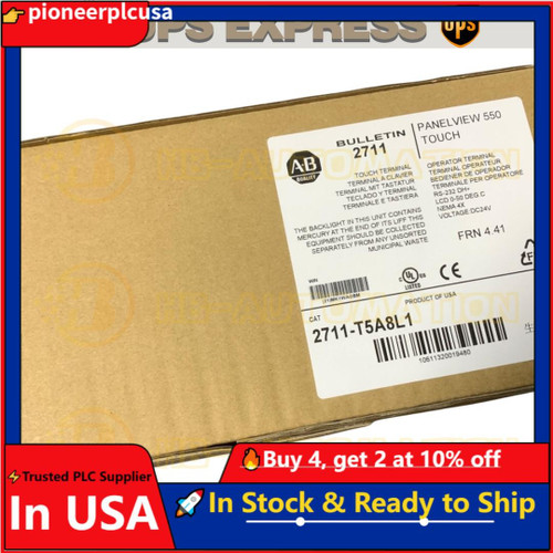 New Allen-bradley Panelview Standard Terminal 2711-t5a8l1