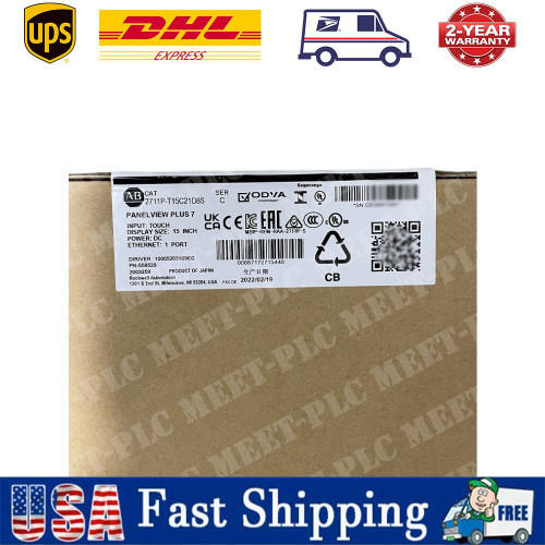 New Allen-bradley 2711p-t15c21d8s Panelview Plus 7 Terminal
