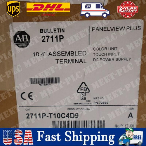 NEW Allen-bradley 2711p-t10c4d9 Panelview Plus 6 1000 Terminal