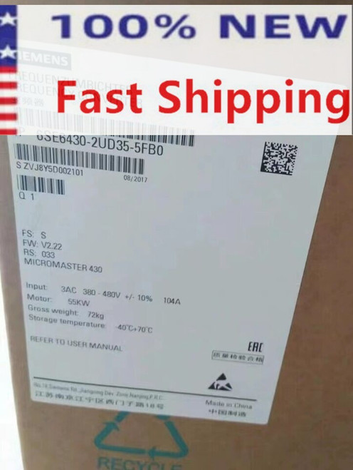 Siemens 6se6430-2ud35-5fb0 Frequency Converter