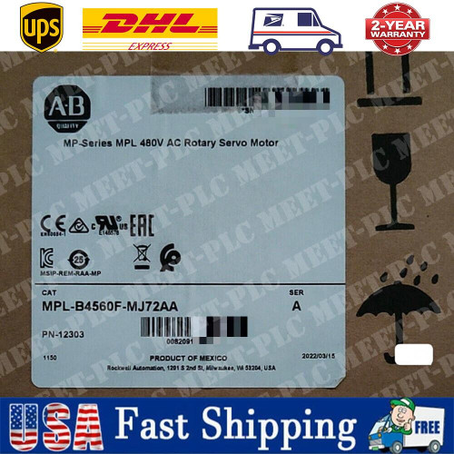 Ab Mpl-b4560f-mj72aa Servo Motor 480v - New