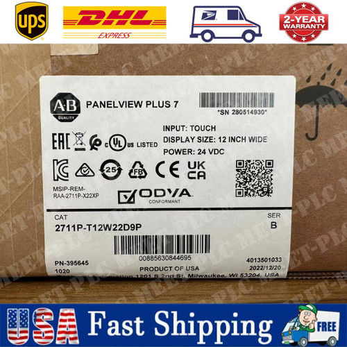 New Allen-bradley 2711p-t12w22d9p Panelview Plus 7 Hmi