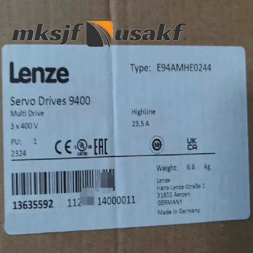 E94AMHE0244 Lenze Series 9400 Servo Drives - High Performance Control