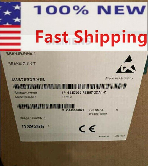 Siemens 6se7032-7eb87-2da1-z Sealed Braking Unit