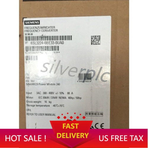 New Siemens 6sl3224-0be33-0ua0 G120 Pm 240 Power Module