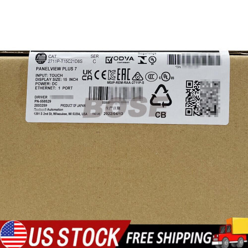 Allen-bradley 2711p-t15c21d8s Hmi Panelview Plus 7 Terminal