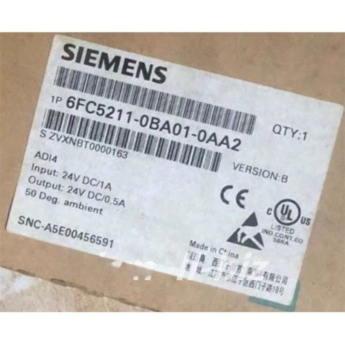 Siemens 6fc5211-0ba01-0aa2 Sinumerik I/o Analog Drive