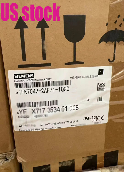 New Siemens 1fk7042-2af71-1qg0 Servo Motor for Precision Control