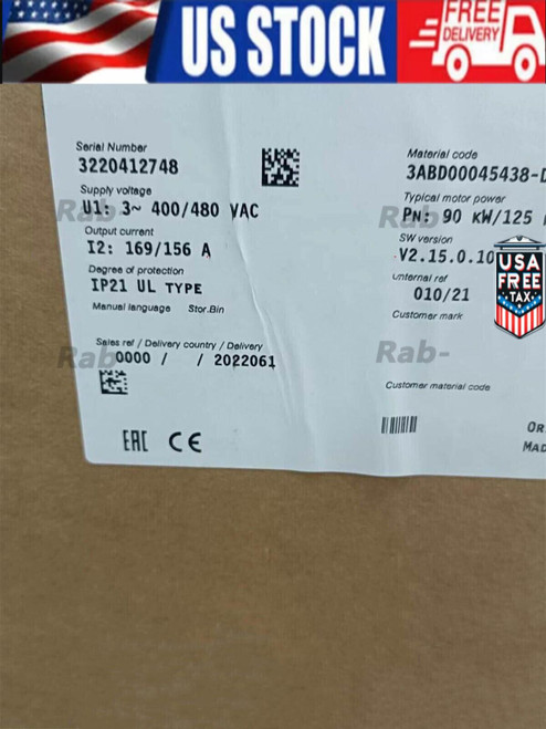 1PCS Abb Acs580-01-169a-4 Frequency Converter for Automation