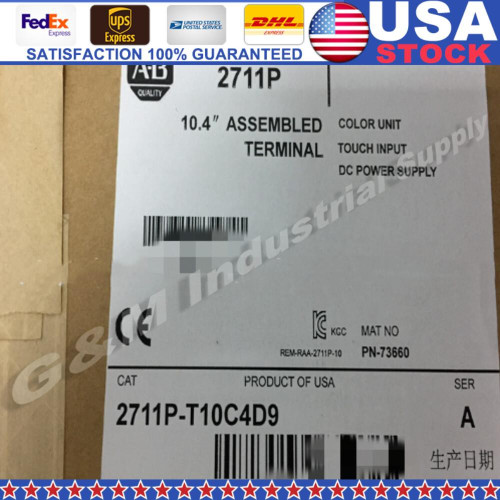 Allen Bradley 2711p-t10c4d9 Panelview Plus Touch Terminal
