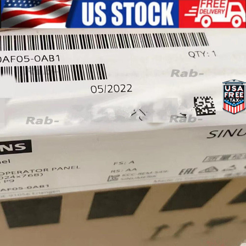 New Siemens 6fc5203-0af05-0ab1 Sinumerik Operator Panel - Hmi Interface
