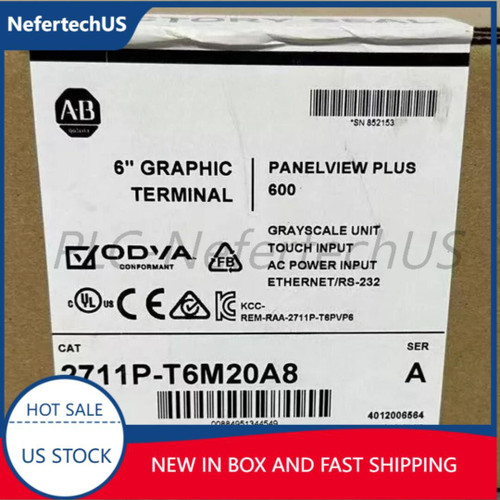 Allen-bradley 2711p-t6m20a8 Touch Screen Hmi Display